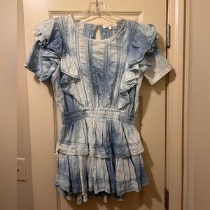LoveShackFancy Natasha Heritage Mini Dress
